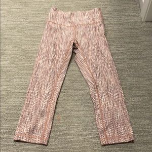 Pink Lululemon crops